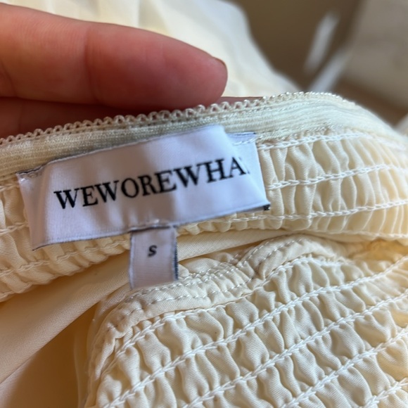 WeWoreWhat Cream Puff Sleeve Dress - Picture 4 of 4